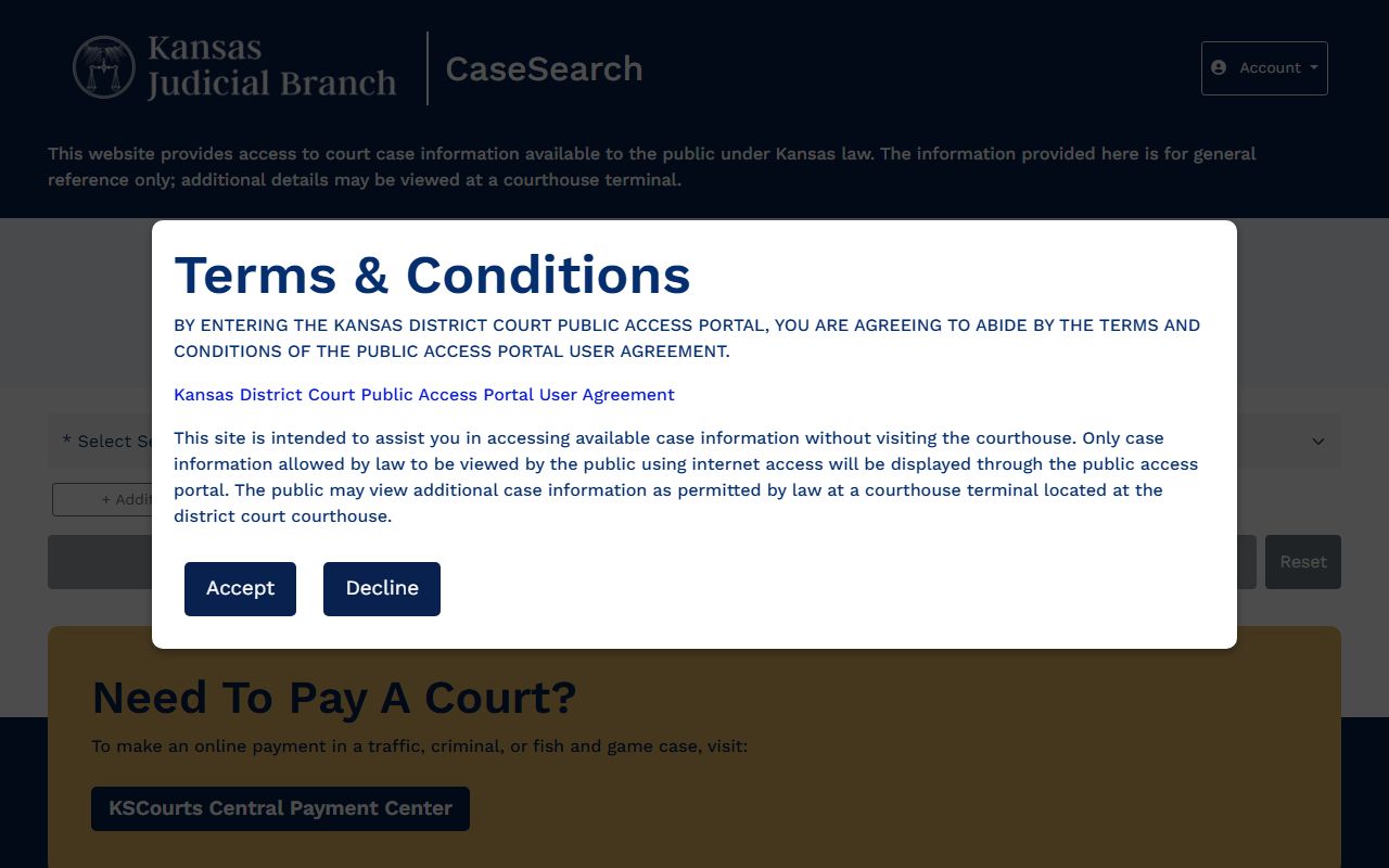 Douglas County court records after arrest CaseSearch portal